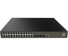 Šakotuvas Level One Switch LevelOne GEL-2871 network connections Zarządzany L2+ Gigabit Ethernet (10/100/1000) 1U Juodas