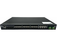 Šakotuvas Level One „LevelOne“ komutatorius „LevelOne“ komutatorius 28x GE IGU-2872 4x2.5GbE, 16x1.25GbE SFP