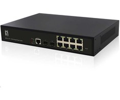 Šakotuvas Carruzzo LevelOne GEL-1061 tinklo komutatorius Valdomas L2 Gigabit Ethernet (10/100/1000) Juoda