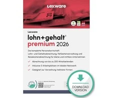 GMBH &amp; CO Lexware Lohn+Gehalt Premium 2026 - 1 Device, ABO - ESD-Download