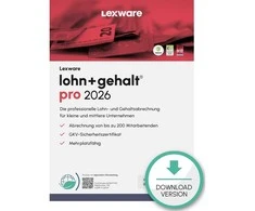 GMBH &amp; CO Lexware Lohn+Gehalt Pro 2026 - 1 Device, 1 Year - ESD-Download