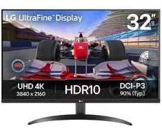 Monitorius LG 32" 32UR500K-B UHD 4K 16:9 HDMI DP HDR10 Juodas