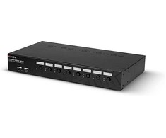 KVM jungiklis - LINDY 8 prievadų HDMI 4K60 USB 2.0 garso jungiklis juodas