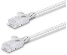Tinklo Kabelis - LINDY Cat.6A U/UTP LSZH Ultra Slim Tinklo Kabelis, RJ45, M/M, 500MHz, 28AWG, 1 m, Pilkas