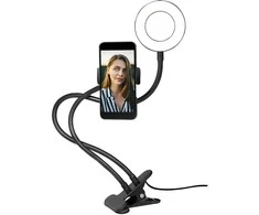 Žiedinė lempa LogiLink LogiLink Išmanusis telefonas-Ringlicht-Klemmhalterung, DM 8.5cm