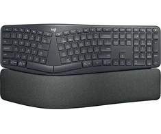 Logitech ERGO K860 SPLIT belaidė klaviatūra verslui, grafito spalvos, vokiečių kalba (Qwertz)