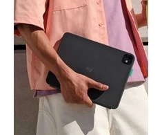 „Logitech Flip Folio“ – grafito spalvos, vokiškas, BT