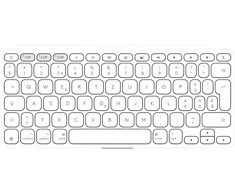 Klaviatūra Logitech KEYS-TO-GO 2 - PALE Pilkas - DEU - WESTMID-511
