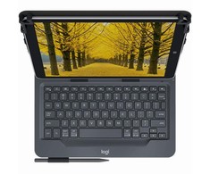 Logitech Dėklas 9-10 col. planšetei Universal Folio (juodas) su klaviatūra