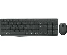 Logitech MK235 Belaidė Klaviatūra ir pelė - Pilkas-PTG-2.4GHZ-MEDITER