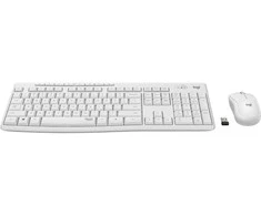 Belaidė klaviatūra su pele Logitech MK295, Vengrų išdėstymas, baltos spalvos