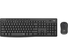 Klaviatūra ir pelė Kit Logitech MK295 Silent Belaidis rinkinys Graphite