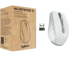 Belaidė pelė Logitech MX Anywhere 3S, šviesiai pilkos spalvos