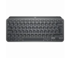 Minimalistinė Belaidė Klaviatūra su apašvietimu Logitech MX Keys Mini, Grafito spalvos, Vokiečių (Qwertz) išdėstymas