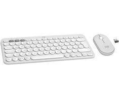 Klaviatūra Logitech Pebble 2 Combo, Wei, Kabellos, Deutsch, 920-012204
