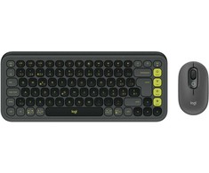 Logitech POP ICON COMBO Pelė AND KB/GRAPHITE - CH - CENTRAL-419