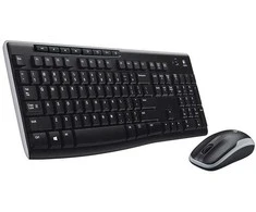 Klaviatūra ir pelė Kit Logitech WIRELESS DESKTOP MK270