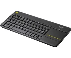 Logitech WIRELESS TOUCH Klaviatūra K400 - PLUS Juodas