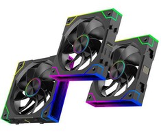 XLE Xilence Gaming Series XPF360R.ARGB Kompiuterio korpusui Ventiliatorius 12 cm Juoda 3 vnt