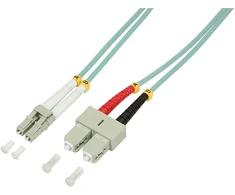 LogiLink Pluošto blokas, OM3, 50 / 125, LC- SC, 1m (FP3LS01)