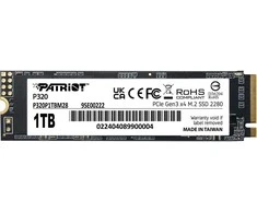 M.2 SSD diskas „Patriot Viper P320 1TB PCIe Gen 3“ 3000 MB/s 2200 MB/s