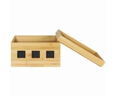 LOGILINK KAB0076 Cable box 255x140x165 mm bamboo