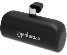 Išorinė baterija Manhattan ličio jonų (Li-Ion) 5000 mAh, juoda