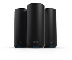Maršrutizatorius Netgear 3-SET ORBI 870 WIFI 7 MESH - TRI-BAND Juodas 21 GBIT/S
