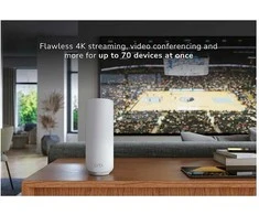 Maršrutizatorius Netgear Orbi 370 Serie Dual-Band WiFi 7 Mesh Zusatzsatellit, Access Point - baltas