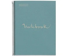 Maul MIQUELRIUS Notebook NB-1 Emotions, A4, ground, 80 kortų., 90g, žalias