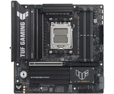 Pagrindinė plokštė „Asus TUF GAMING B850M-PLUS WIFI7“ | Procesorių šeima AMD | Procesoriaus lizdas AM5 | DDR5 | Palaikomos standžiojo disko sąsajos SATA, M.2 | SATA jungčių skaičius 4