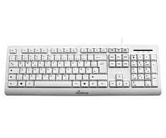 Klaviatūra MEDIARANGE MROS110 - Standard - USB - QWERTZ - Baltas
