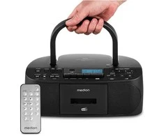 MEDION® LIFE® DRX-1 Plus Boombox juodas
