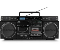 Medion LIFE P66538 Retro-Boombox juodas
