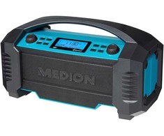 Medion MD 43320 DAB+ Baustellen-Radio blau / juodas