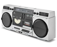 Medion P66538 Retro-Boombox wei
