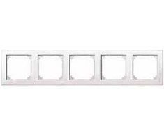 MERTEN 478519 M-SMART-Rahmen 5f pws