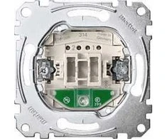 MERTEN MEG3106-0000 - Rocker switch - 1P - Metallic - IP20 - 250 V - 10 A