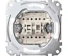 MERTEN MEG3126-0000 - Rocker switch - 1P - Metallic - IP20 - 250 V - 10 A