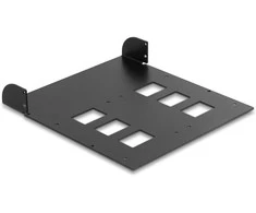 Metall Einbaurahmen für 2 x Delock Wechselrahmen 47011 / 47005