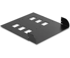 Metall Einbaurahmen für 2 x Delock Wechselrahmen 47011 / 47005