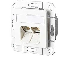 METZ CONNECT E-DAT C6 2 port UPk grynai baltas