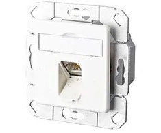 METZ CONNECT E-DAT C6 1 Port UPk reinweiß RAL9010