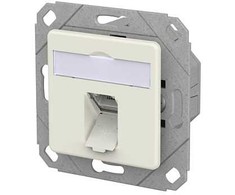 METZ CONNECT Anschlussdose E-DAT C6A IDC 1 Port UPk reinwei