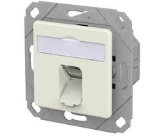 METZ CONNECT Anschlussdose E-DAT C6A IDC 1 Port UPk reinwei