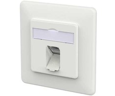 METZ CONNECT Anschlussdose E-DAT C6A IDC 1 Port UP verkehrswei