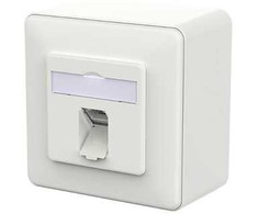 Schneider Electric METZ CONNECT Lizdas jungiama į tinklą E-DAT C6A LSA++ 1 Port AP balta (130E370027-I)