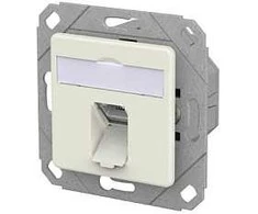 METZ CONNECT Anschlussdose E-DAT C6A LSA++ 1 Port UPk reinwei