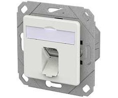 METZ CONNECT Anschlussdose E-DAT C6A LSA++ 1 Port UPk verkehrswei