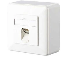 Port METZ CONNECT E-DAT C6A 1 prievadas AP grynai baltas